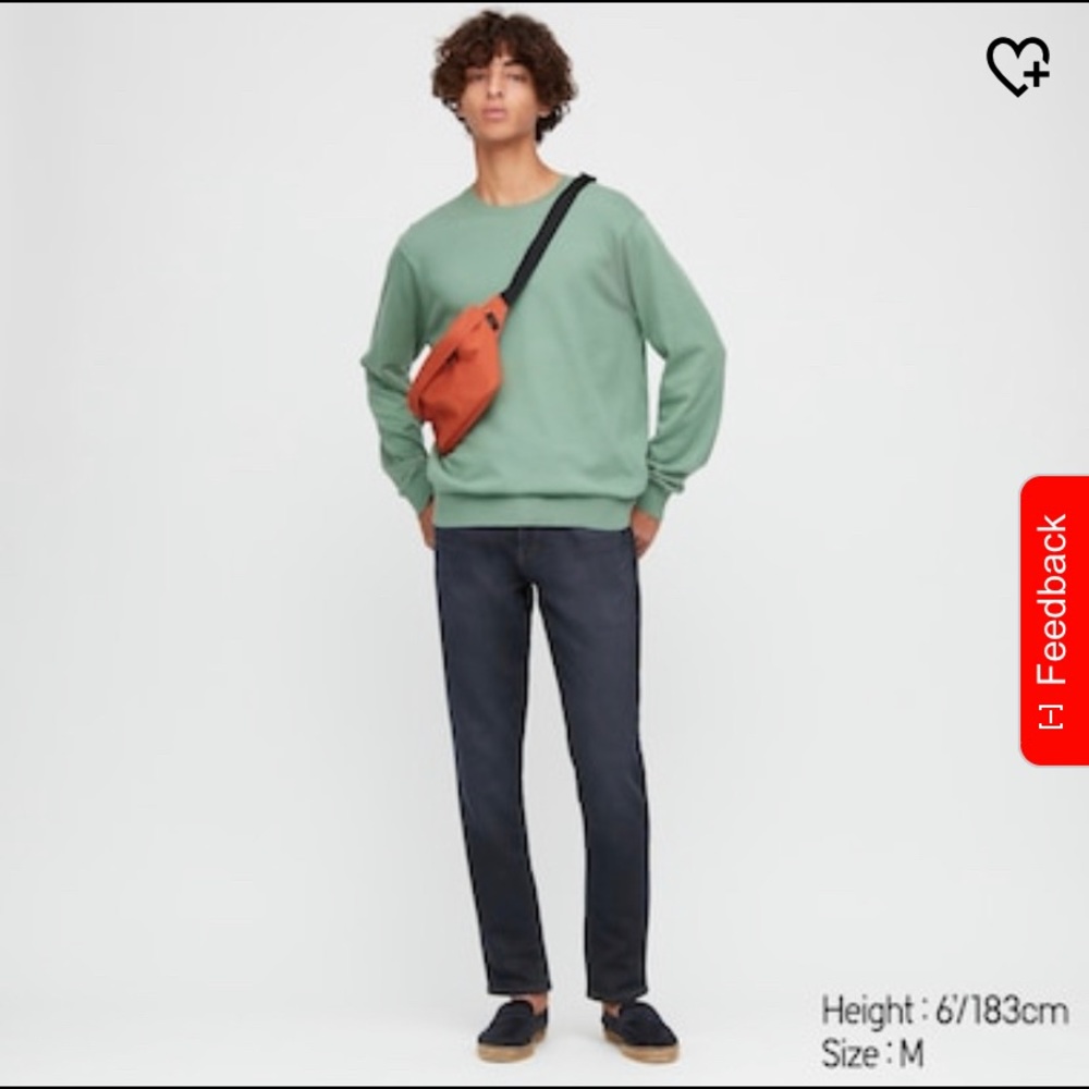 Uniqlo Mens Blue Medium Wash EZY Jeans size XL